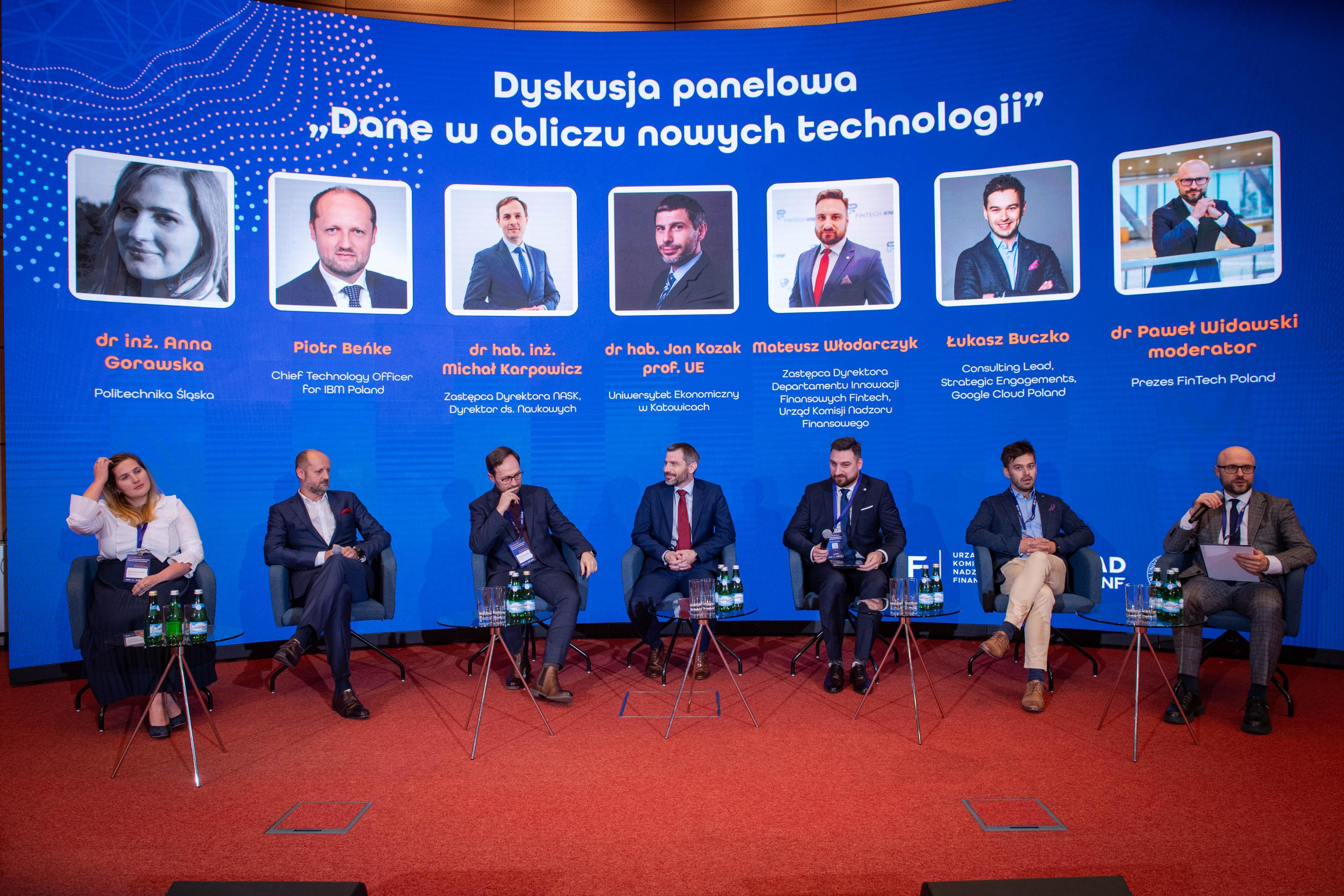 Debate participants on stage