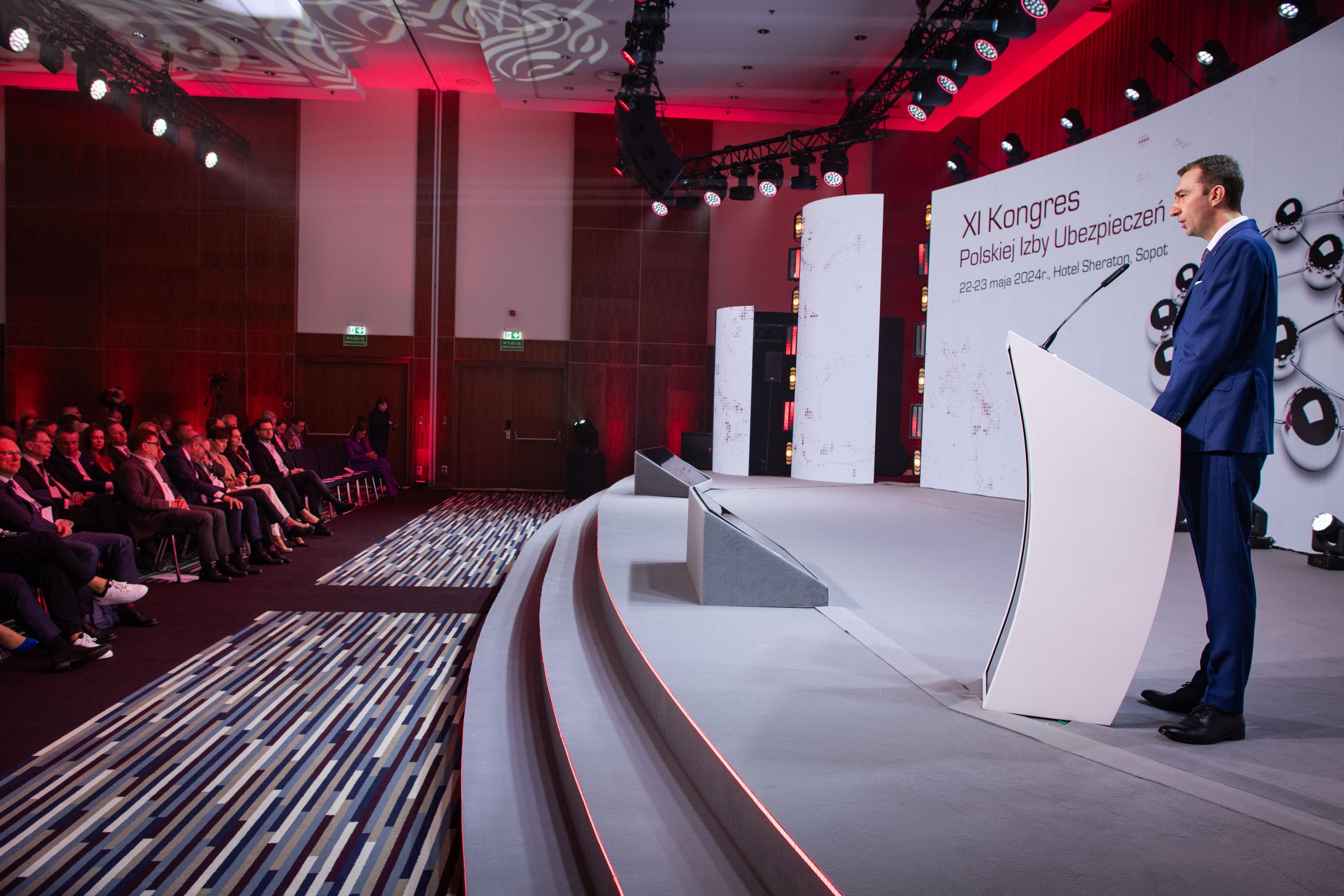 Krystian Wiercioch on the stage and auditorium