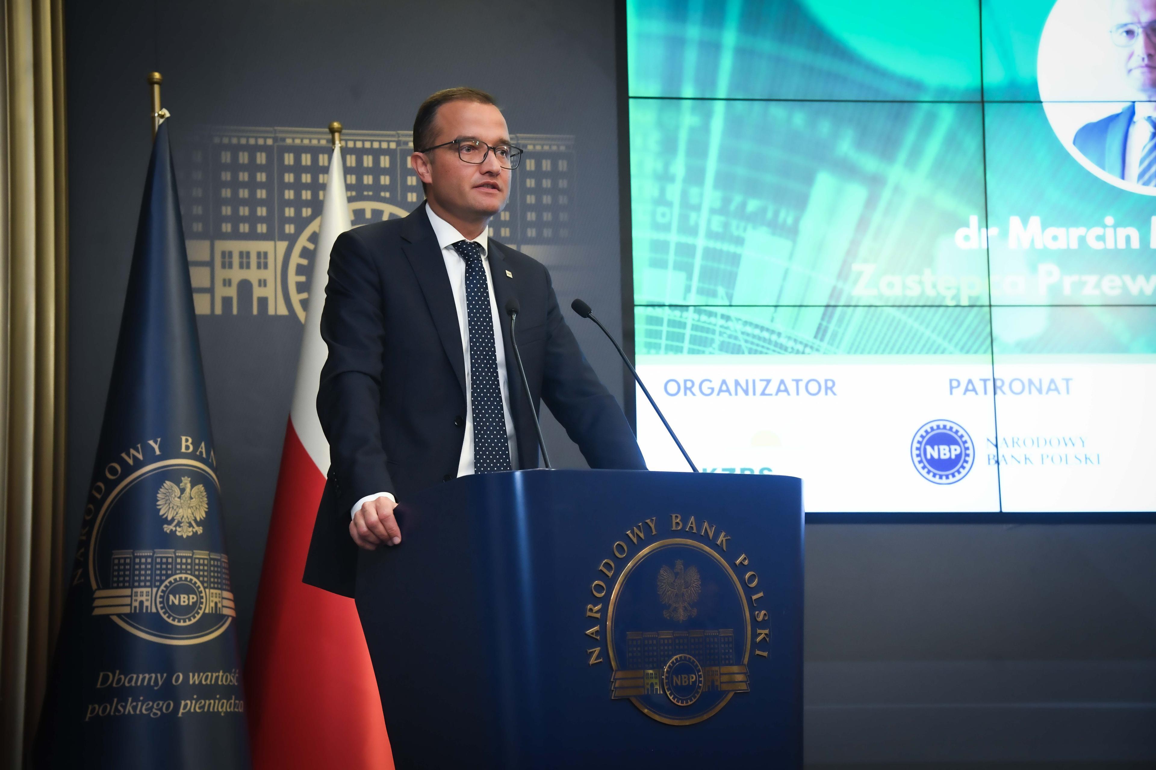 Marcin Mikołajczyk during his speech
