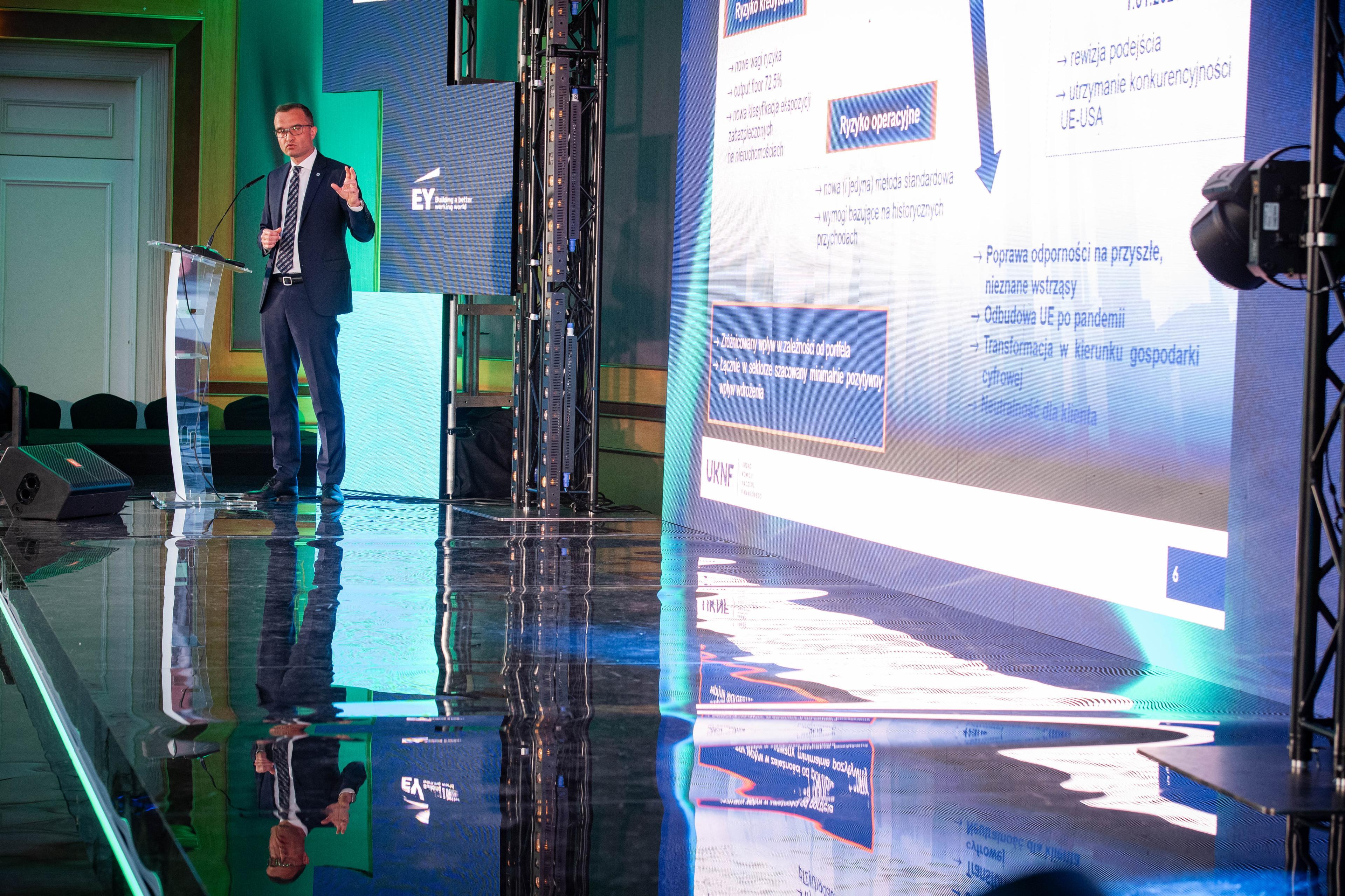 Marcin Mikołajczyk on stage