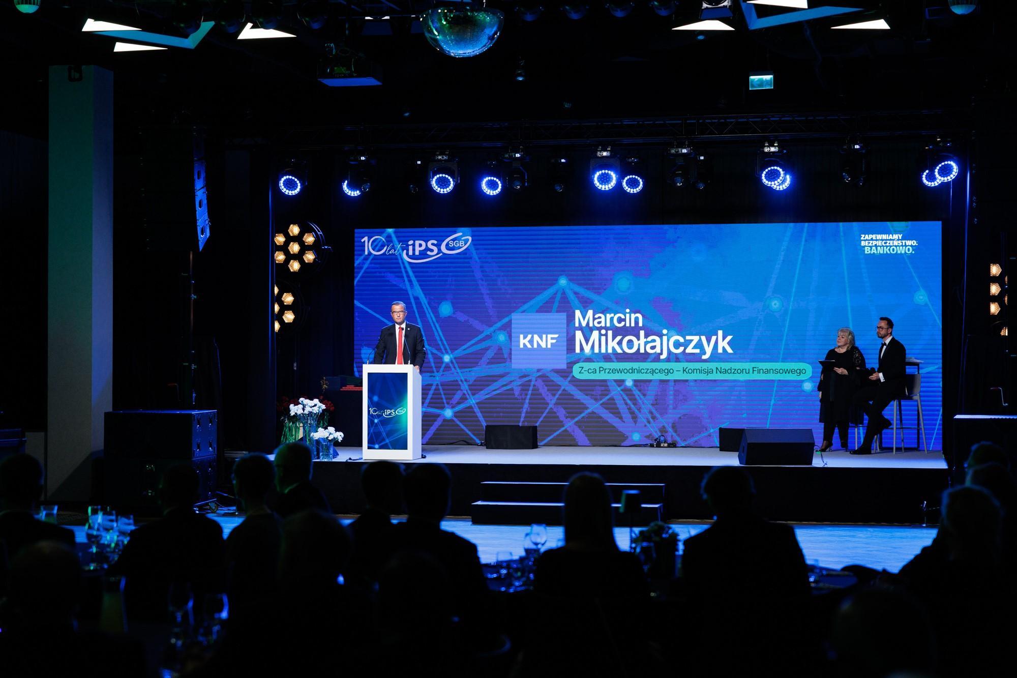 Marcin Mikołajczyk on stage