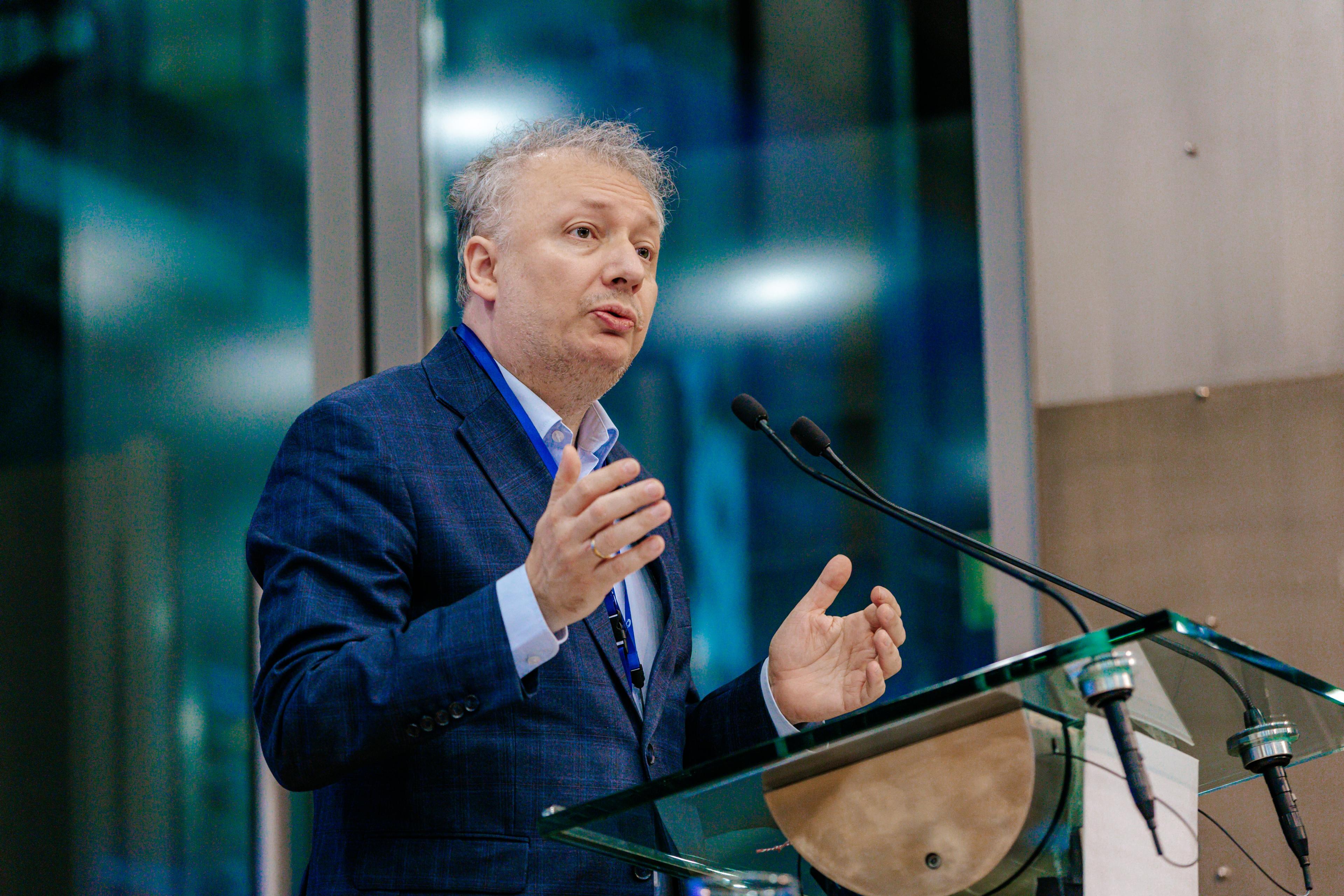 Sebastian Skuza speaking