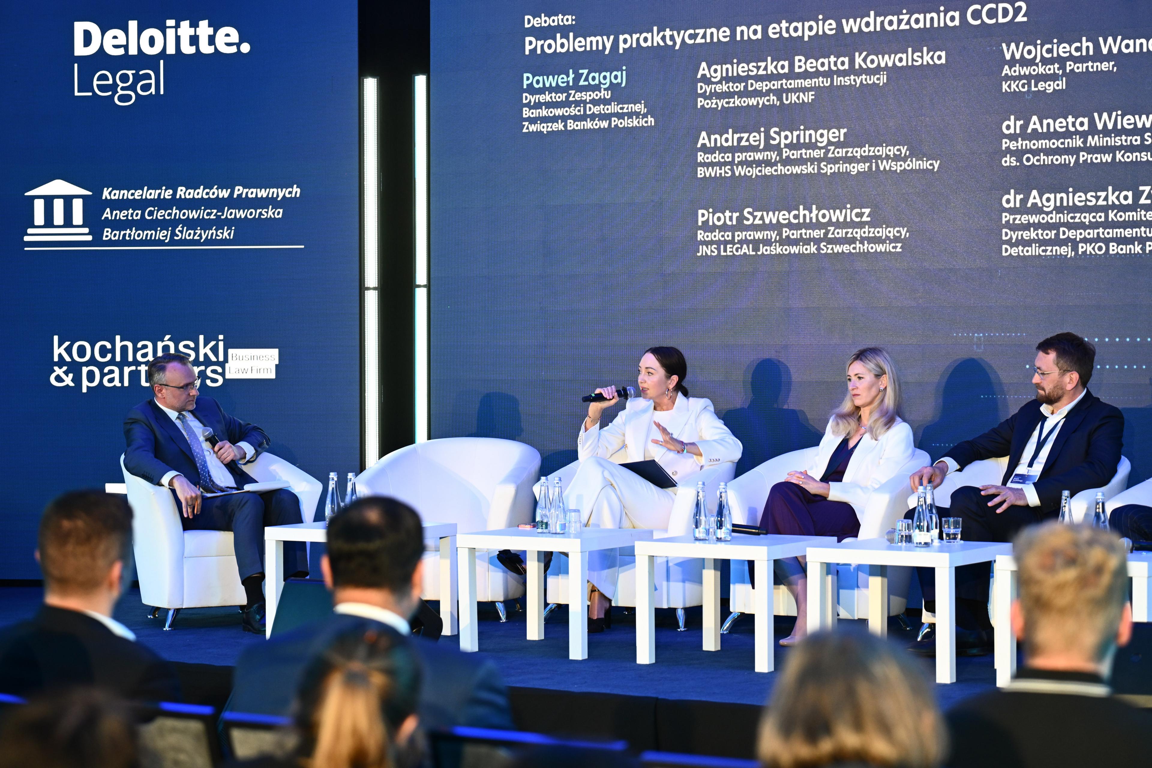 Agnieszka Beata Kowalska w debacie o CCD2 podczas Kongresu Prawa Bankowego ZBP
