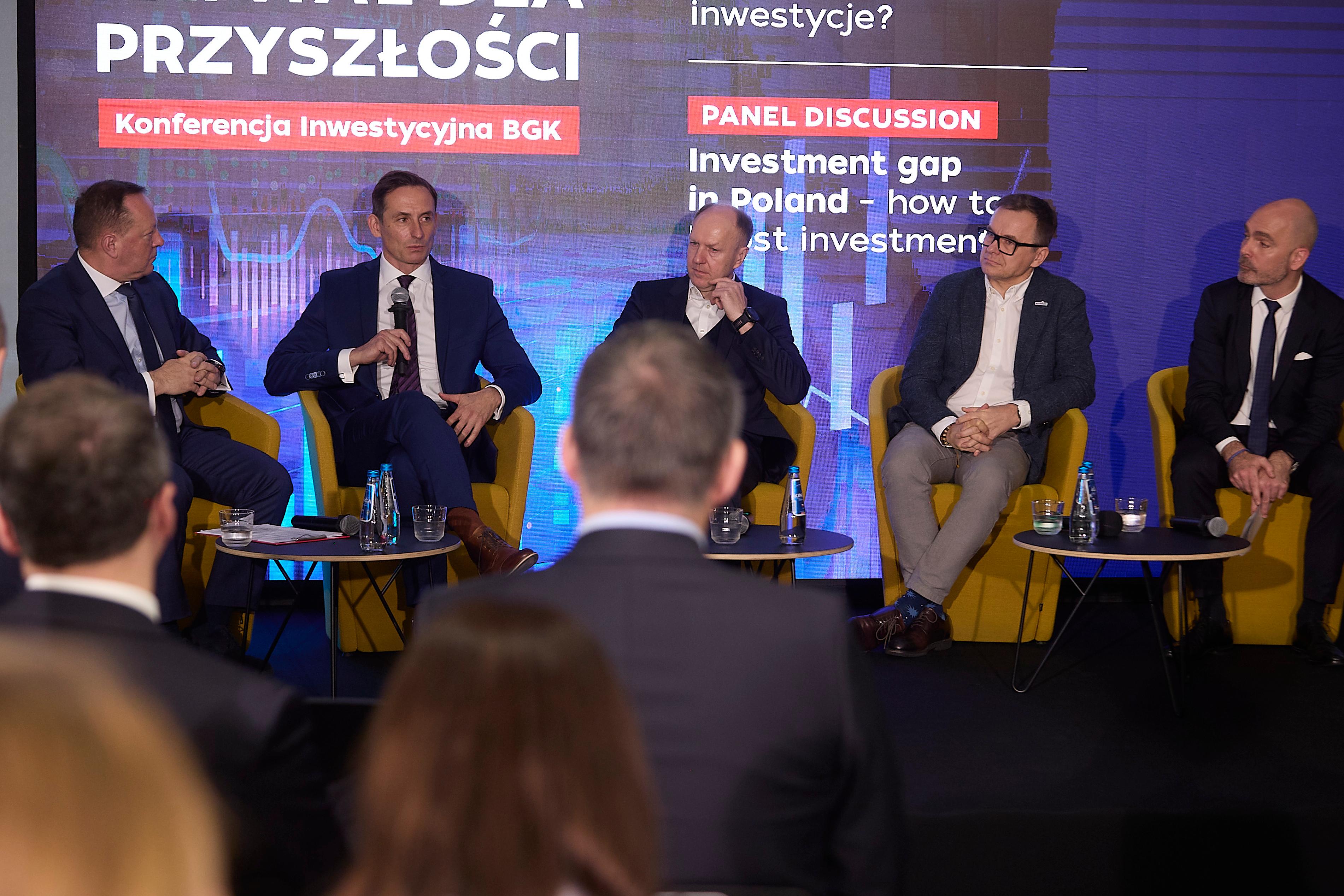 Dariusz Adamski podczas panelu BGK