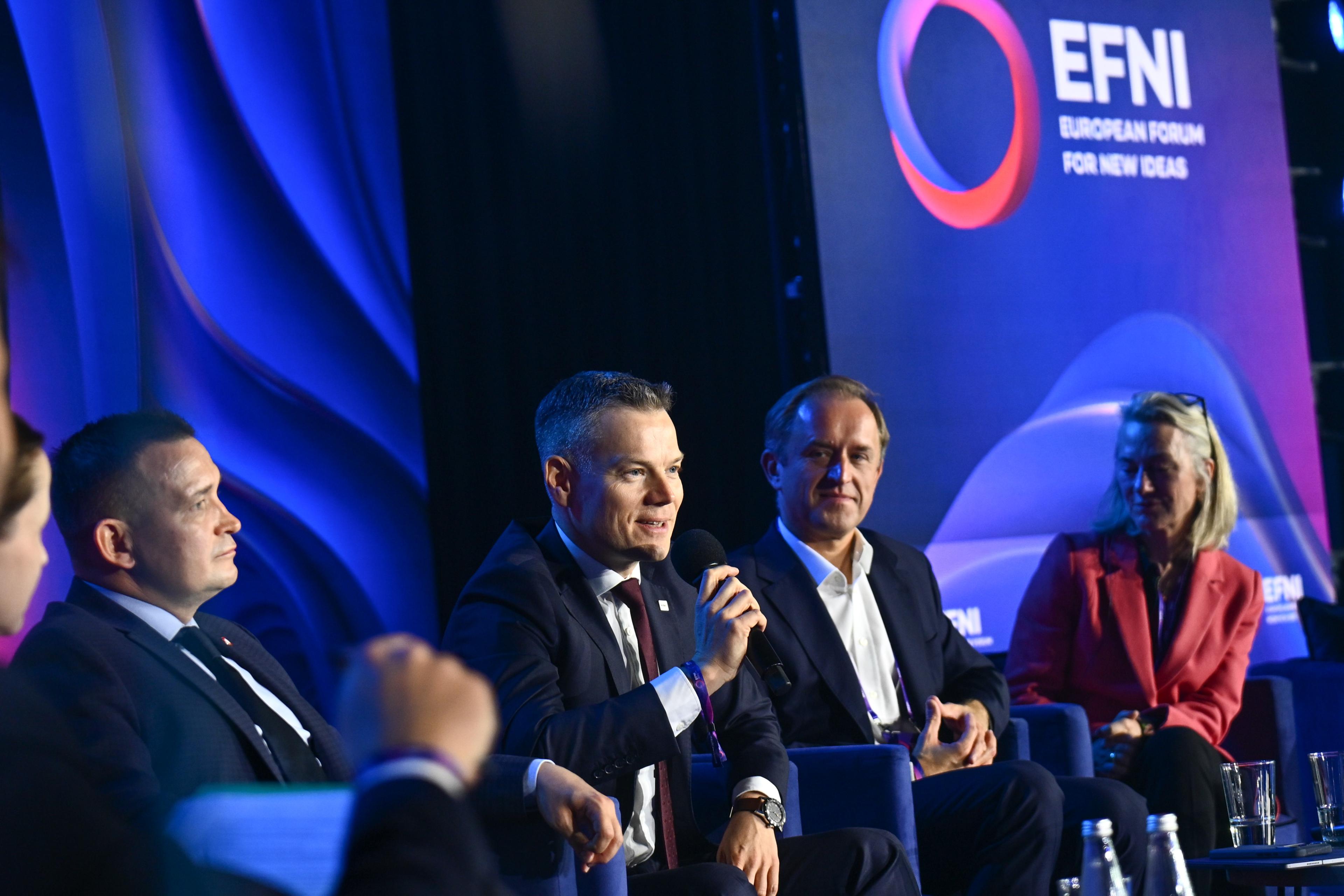 Jacek Jastrzębski na EFNI 2026 w panelu nt. konkurencyjności Europy